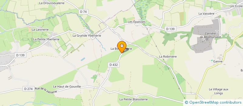 localisation de l'entreprise MAUDUIT  GOUVILLE-SUR-MER