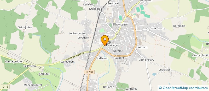 localisation de l'entreprise MAUDUIT CONSEILS & GESTION  PLUVIGNER