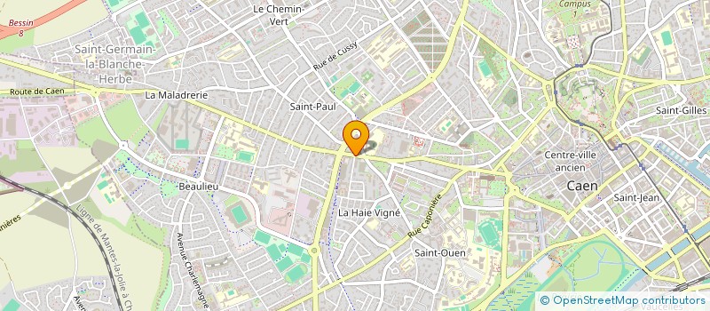 localisation de l'entreprise MAUDUIT FORMATION à CAEN