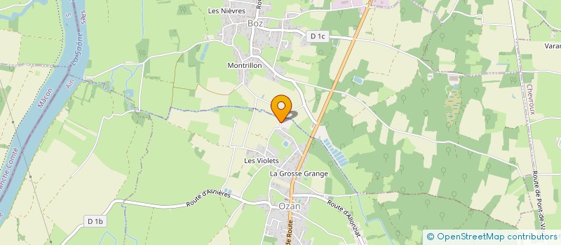 localisation de l'entreprise MAUDUIT PAYSAGE à OZAN