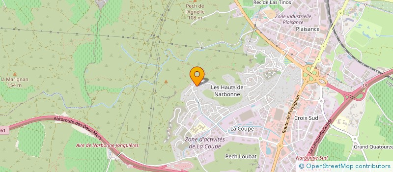 localisation de l'entreprise MAUERINVEST  NARBONNE