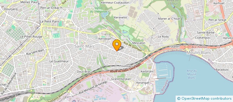 localisation de l'entreprise MAUFFRET GUIP  BREST