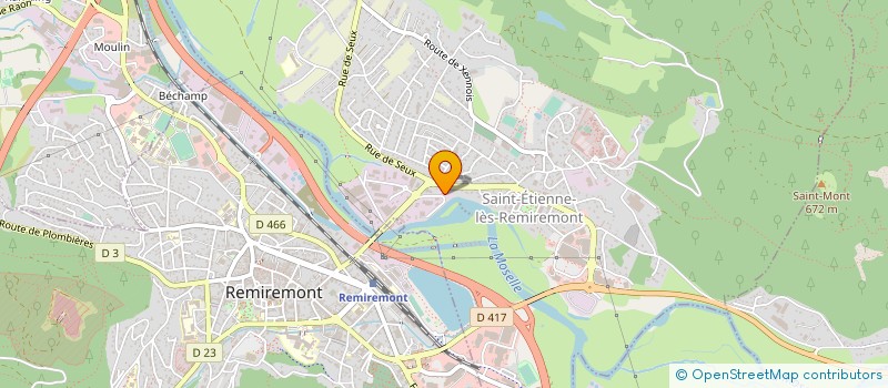localisation de l'entreprise MAUFFREY BRTP à SAINT-NABORD