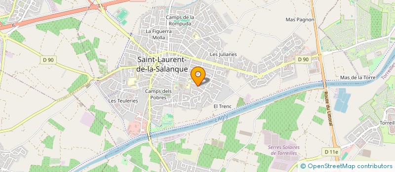 localisation de l'entreprise MAUFRAN  SAINT-LAURENT-DE-LA-SALANQUE