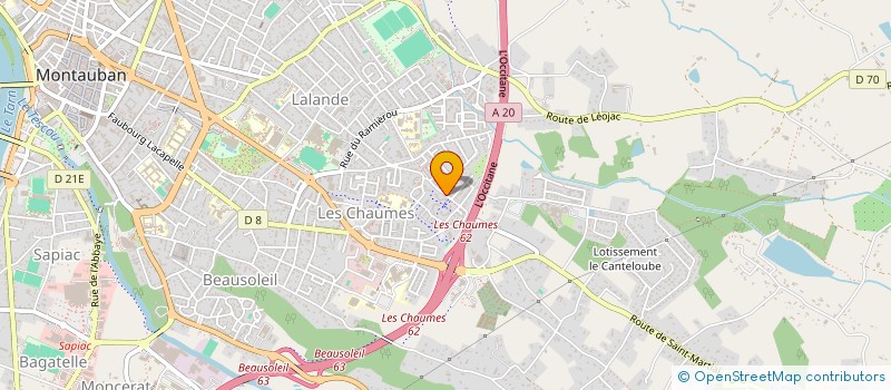 localisation de l'entreprise MAUFRAY  MONTAUBAN