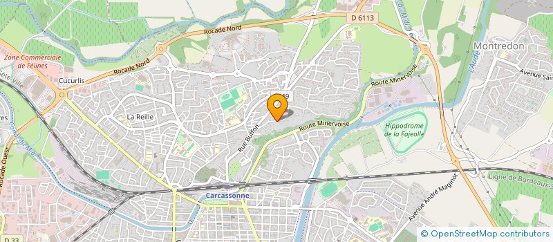 localisation de l'entreprise MAUG INVEST  CARCASSONNE