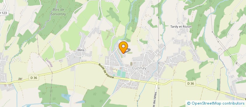 localisation de l'entreprise MAUGE IMMOBILIER  LUZINAY