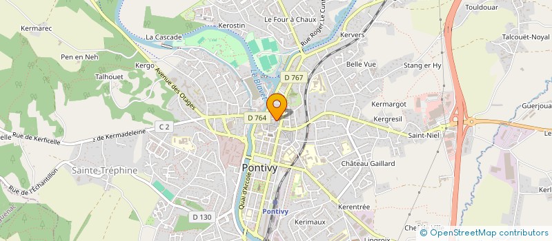 localisation de l'entreprise MAUGEDAVIE  PONTIVY