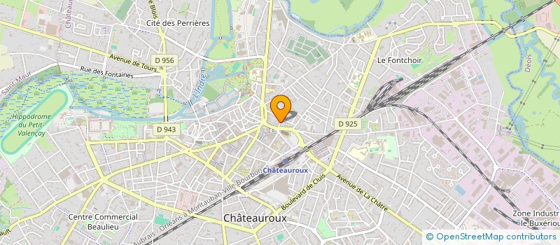 localisation de l'entreprise MAUGEO à CHATEAUROUX