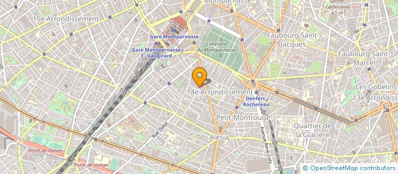 localisation de l'entreprise MAUGER COUVERTURE à PARIS