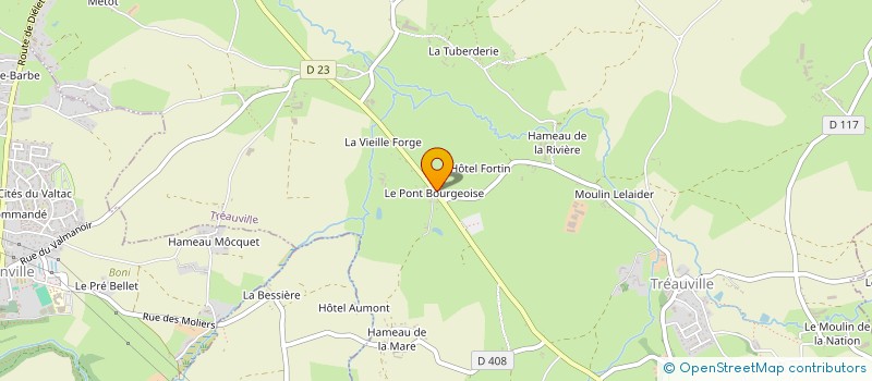 localisation de l'entreprise MAUGER MACONNERIE  TREAUVILLE