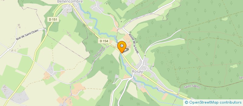 localisation de l'entreprise MAUGER THERMIQUE  ROSAY