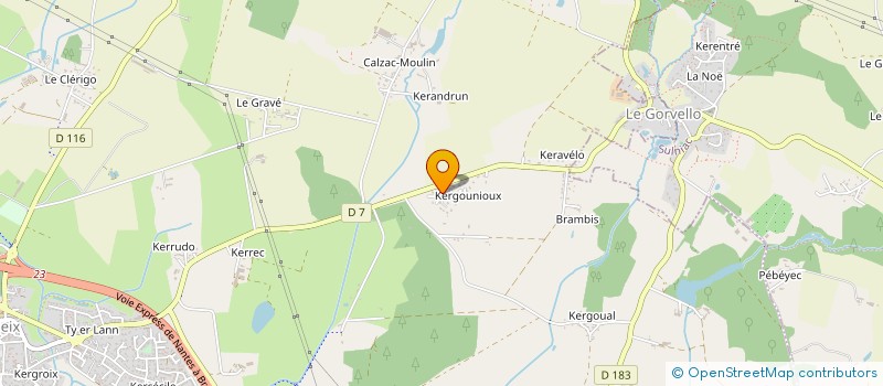 localisation de l'entreprise MAUGERE/CAUDARD  THEIX-NOYALO