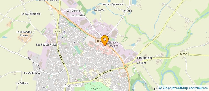 localisation de l'entreprise MAUGES BIOGNV à BEAUPREAU-EN-MAUGES