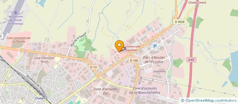 localisation de l'entreprise MAUGES DIDTRIBUTION à CHOLET