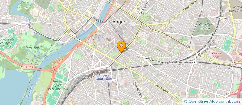 localisation de l'entreprise MAUGES ECO à ANGERS