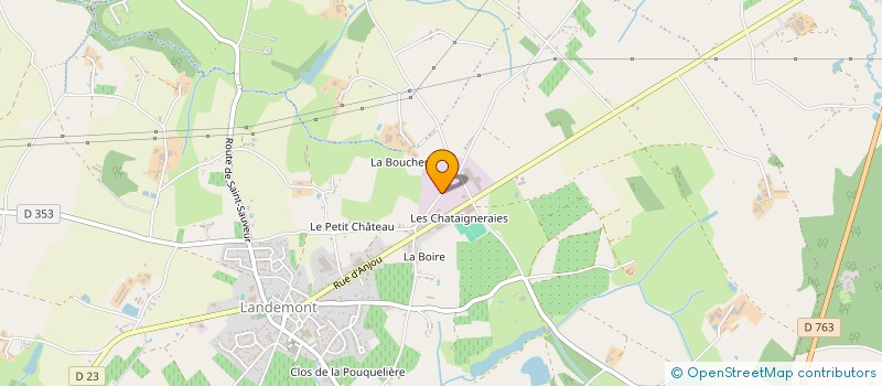 localisation de l'entreprise MAUGES SUD  OREE-D'ANJOU