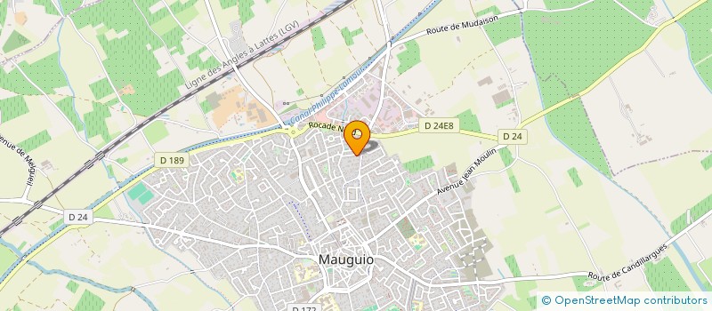 localisation de l'entreprise MAUGIO CARNON TENNIS TABLE HANDISPORT  MAUGUIO