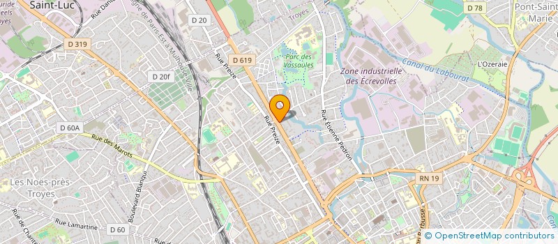 localisation de l'entreprise MAUGOUST à TROYES