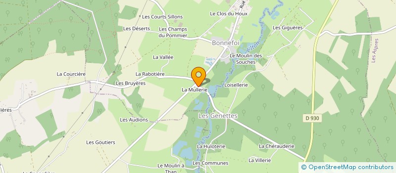 localisation de l'entreprise MAUGUIN à BONNEFOI