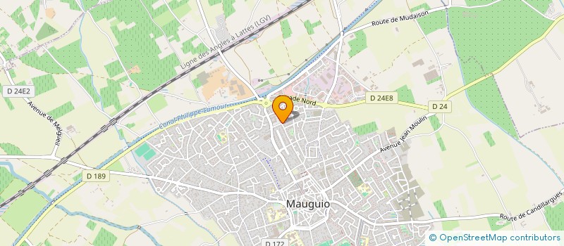 localisation de l'entreprise MAUGUIO CARNON PAYS DE L'OR BASKET (MAUGUIO BASKET - MOGBA)  MAUGUIO