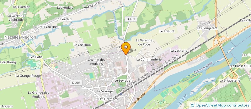 localisation de l'entreprise MAUI  POCE-SUR-CISSE