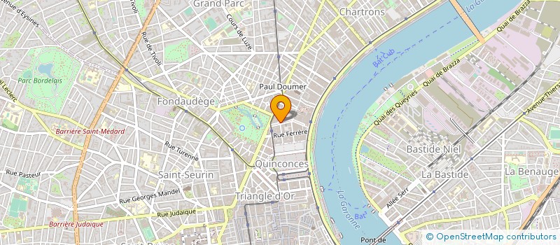 localisation de l'entreprise MAUI IMMOBILIER ET PATRIMOINE  BORDEAUX