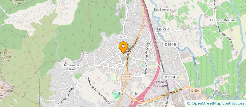 localisation de l'entreprise MAUJEAN  LA FARLEDE