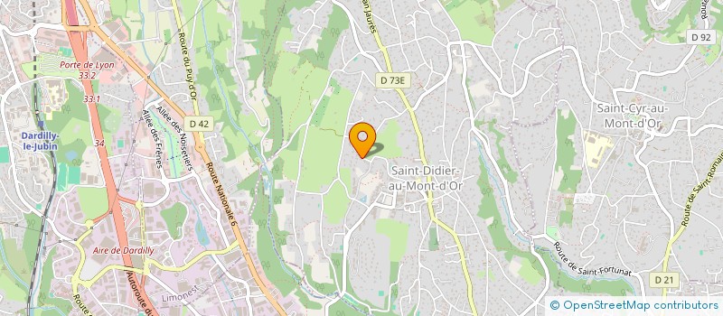 localisation de l'entreprise MAUJOBIA  SAINT-DIDIER-AU-MONT-D'OR
