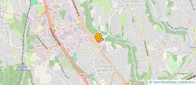 localisation de l'entreprise MAUL  CHAMPAGNE-AU-MONT-D'OR