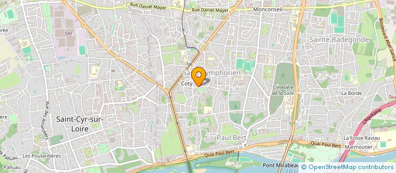 localisation de l'entreprise MAULAY LES HALLES  TOURS