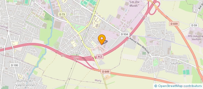 localisation de l'entreprise MAULDE CONSTRUCTIONS METALLIQUES  MARLY