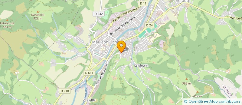 localisation de l'entreprise MAULEKO PASTORALA  MAULEON-LICHARRE