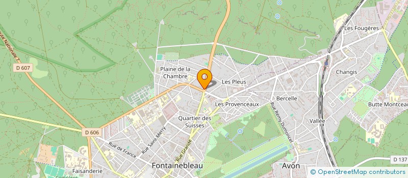 localisation de l'entreprise MAUME  FONTAINEBLEAU