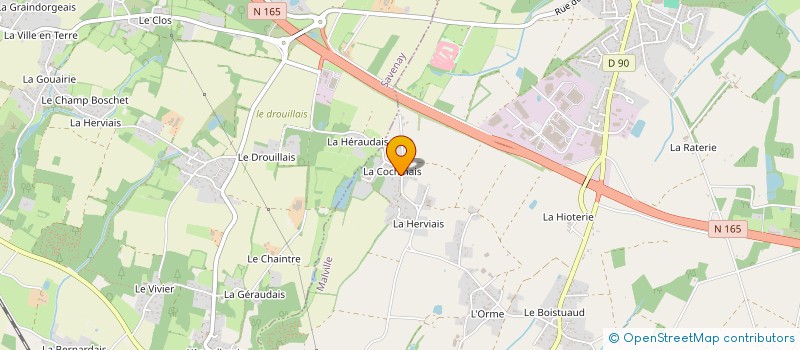 localisation de l'entreprise MAUMESSON TP  MALVILLE