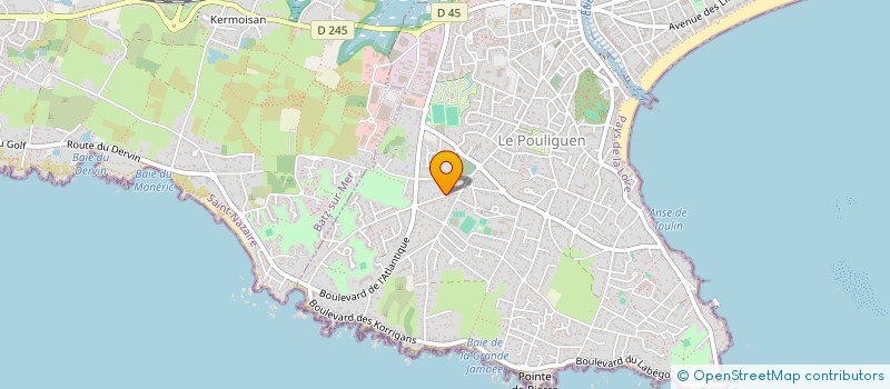 localisation de l'entreprise MAUNA KEA  LE POULIGUEN