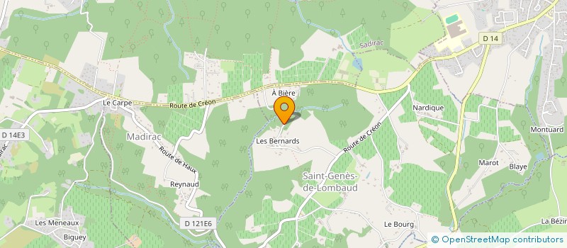 localisation de l'entreprise MAUNALI  LATRESNE