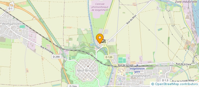 localisation de l'entreprise MAUNAT  VOLGELSHEIM