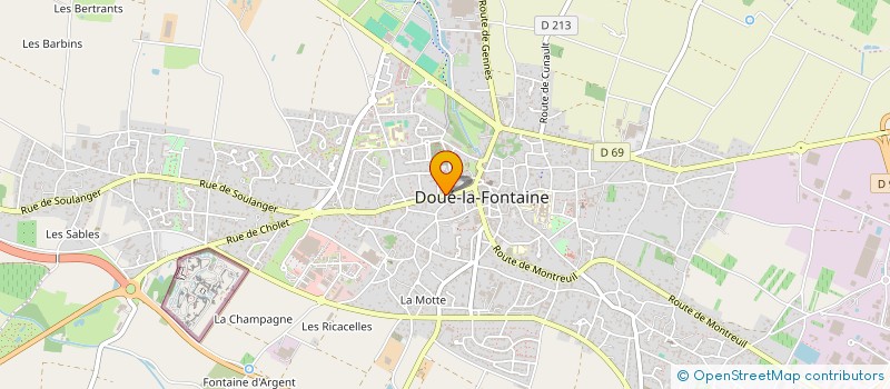 localisation de l'entreprise MAUNEAU NICOLAS AUTOMOBILES à DOUE-EN-ANJOU
