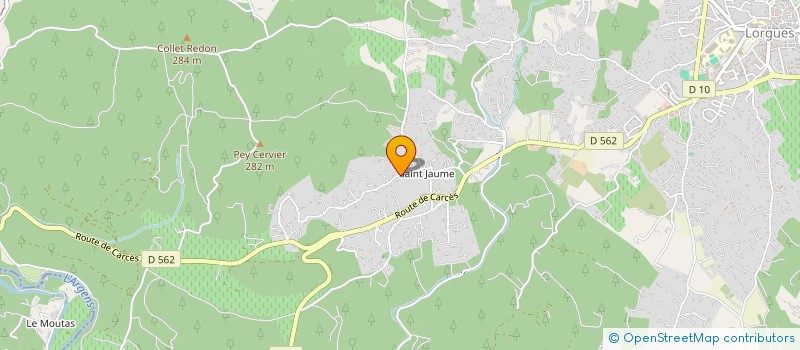 localisation de l'entreprise MAUNIER  LORGUES