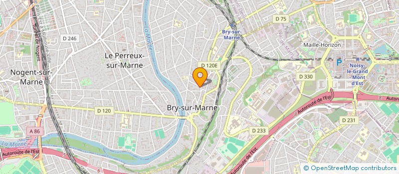 localisation de l'entreprise MAUNIER AUGUSTE ET CUBIZOLLES CHANTAL à BRY-SUR-MARNE