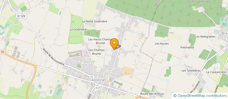 localisation de l'entreprise MAUPASSANT à ALLONNES
