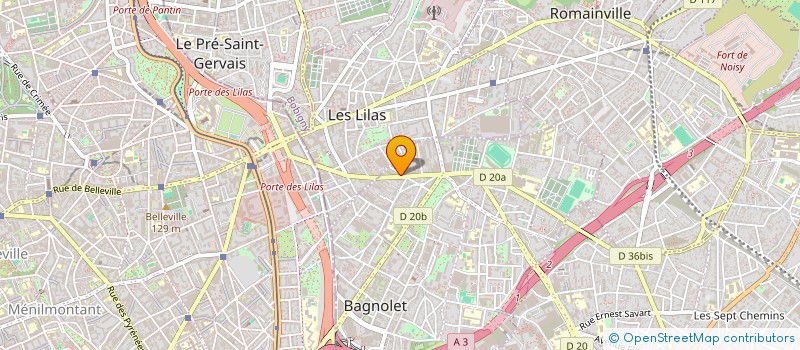 localisation de l'entreprise MAUPASSANT  BAGNOLET