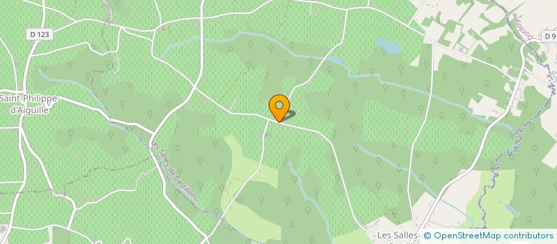 localisation de l'entreprise MAUPERIER  LES SALLES-DE-CASTILLON