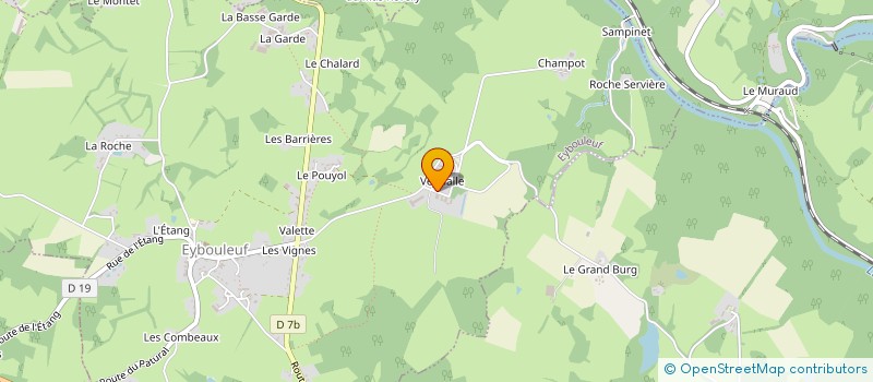 localisation de l'entreprise MAUPERTUIS à EYBOULEUF