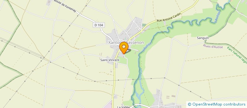 localisation de l'entreprise MAUPETIT  XANTON-CHASSENON