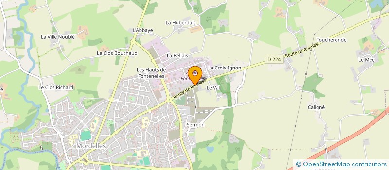 localisation de l'entreprise MAUPITI  MORDELLES