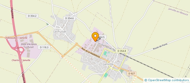 localisation de l'entreprise MAUPU DEVELOPPEMENT à JANVILLE-EN-BEAUCE