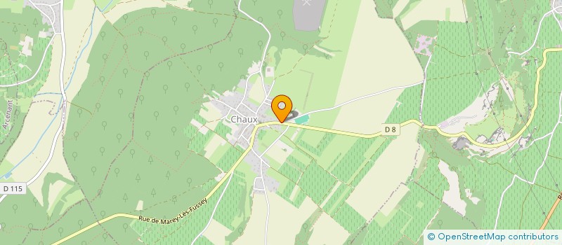 localisation de l'entreprise MAURAGE MULLOT LMNP  CHAUX