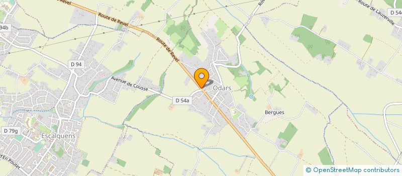 localisation de l'entreprise MAURAN SAS à ODARS